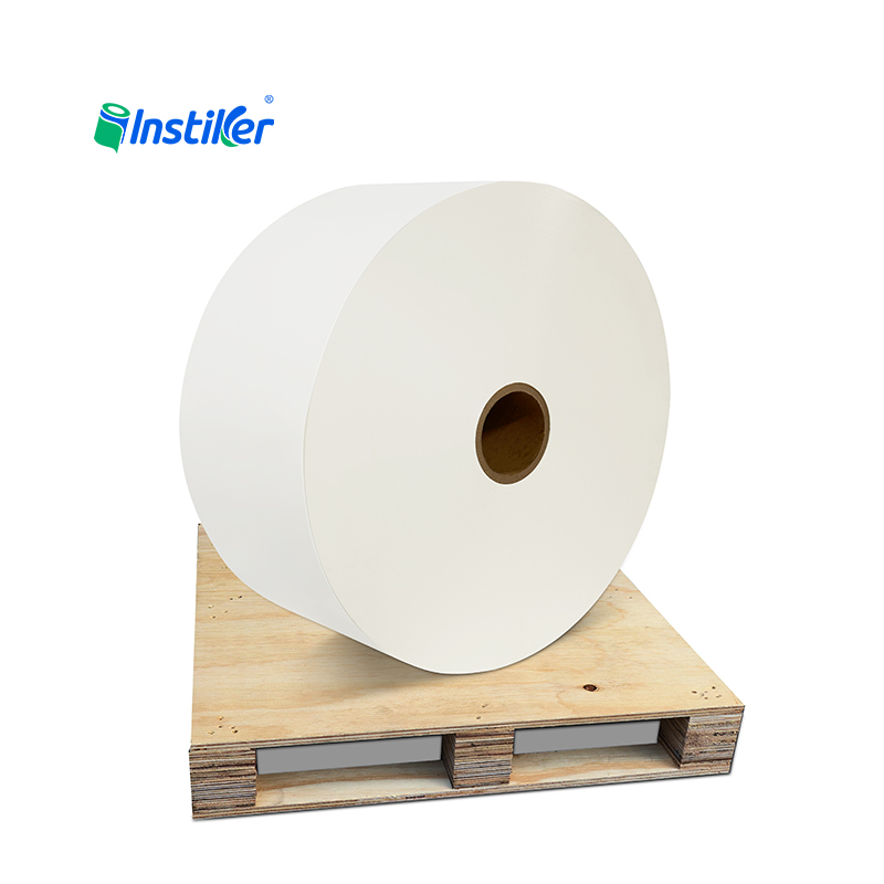 Thermal Self - Adhesive Barcode Label Jumbo Roll Paper
