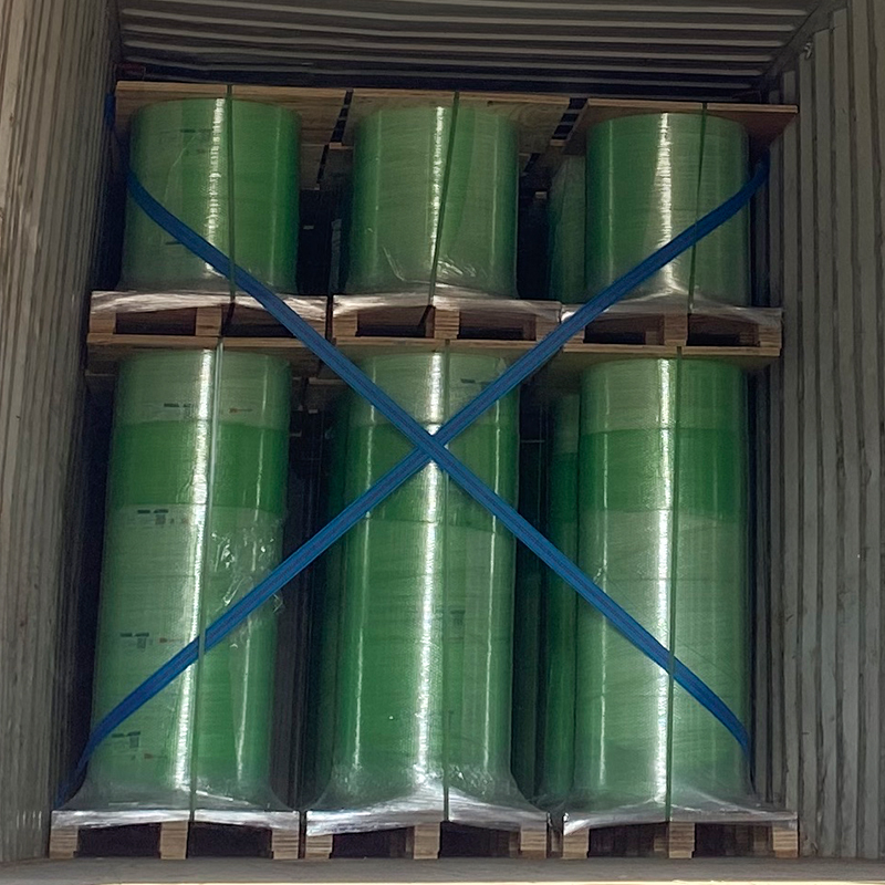 Yellow PEK Liner Transparent PET Self Adhesive Label Film