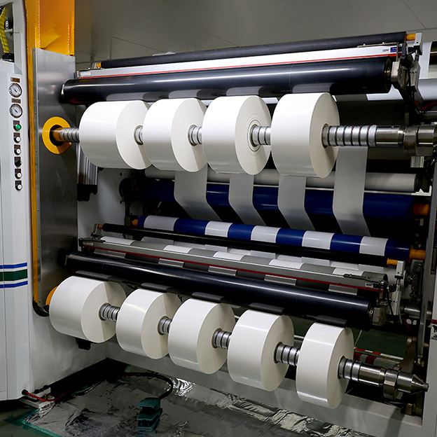 Factory PP PE PET PVC BOPP Vinyl Transparent Self Adhesive Sticker Label Paper Jumbo Roll