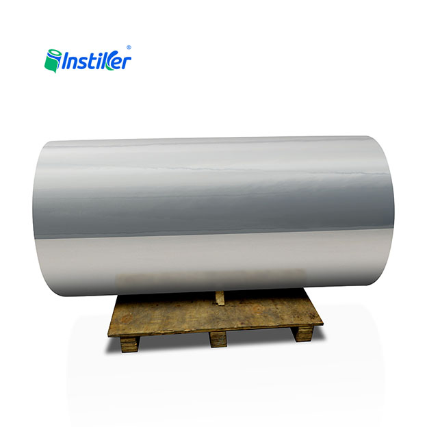 Wholesale of High Quality 50μ Silver BOPP Acrylic 80g Square Gird Glassine