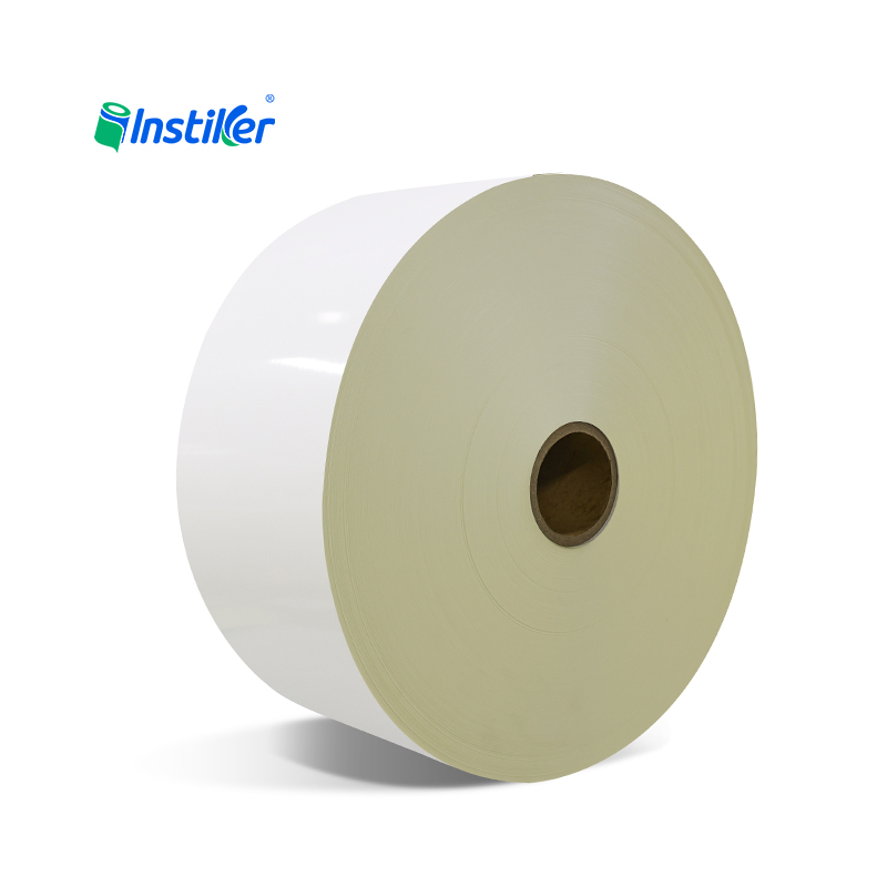 UV Inkjet Glossy White Paper Vinyl Sticker Self Adhesive Film Roll UV-Activated Adhesive Paper Roll Label Paper