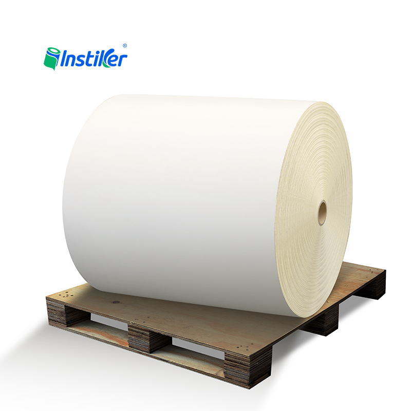 Water Proof TOP Thermal Paper Acrylic Adhesive 60g Yellow Glassine Paper Label Roll