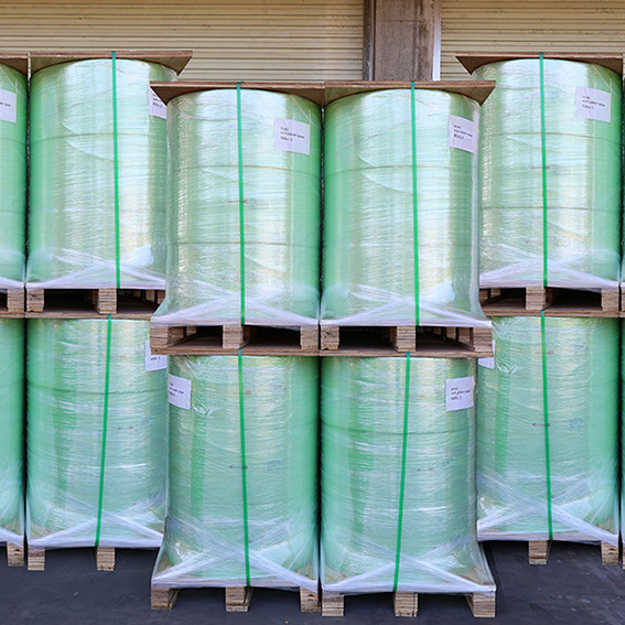 Environmentally Friendly Fast Printing ECO Thermal Paper Yellow Glassine Self-Adhesive Sticker
