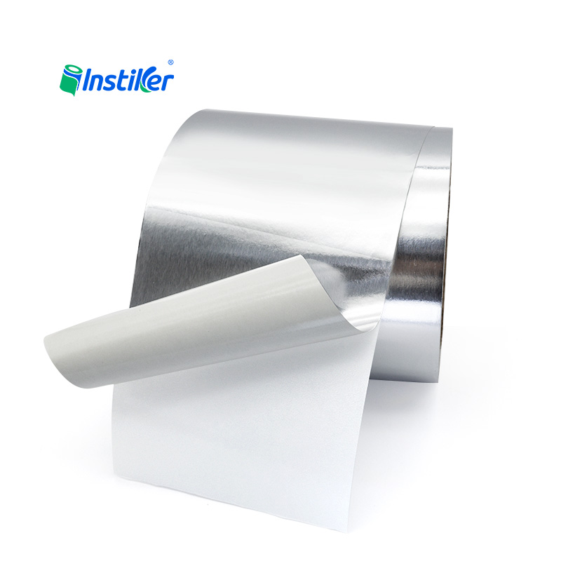 Bright Silver Paper White Glassine Self-Adhesive Paper