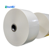 50 Mics Transparent Label Jumbo Roll Printing Material Adhesive Clear BOPP Label Jumbo Roll