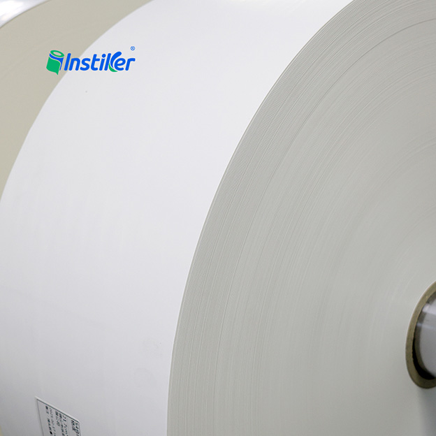 Factory Wholesale Matt White PP Self-Adhesive Labels Jumbo Roll Raw Material