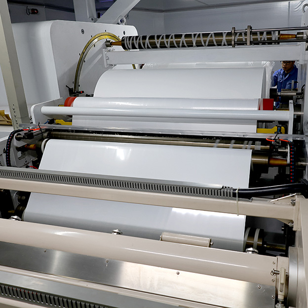 Custom Service Matt White PP Acrylic Adhesive Paper Film Jumbo Roll