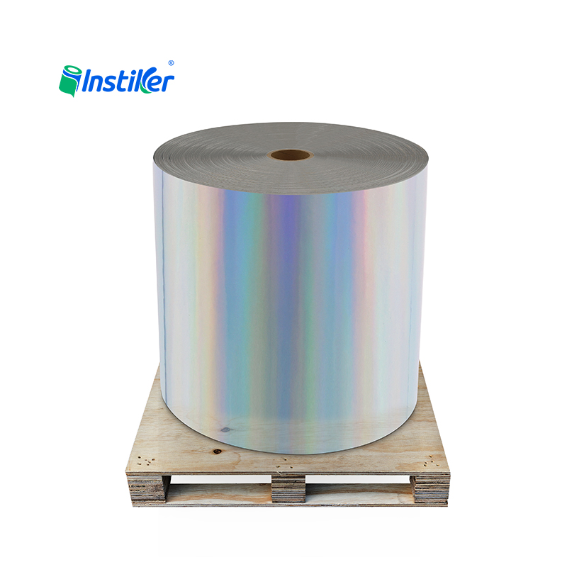 Wholesale of High Quality 50μ Laser Holographic Bopp Acrylic 60g White Glassine