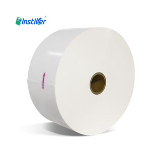 High Temperature Resistance White PET Film Removable Adhesive Sticker Label with Glassine Liner