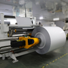 75um White PET Aluminized 190g Roll Self-adhesive Material solvent Label Sticker Wholesale Label Jumbo Roll