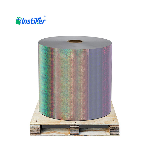 Wholesale Laser Holographic Paper Metallic Shine Gift Wrapping Cosmetic Box Decoration
