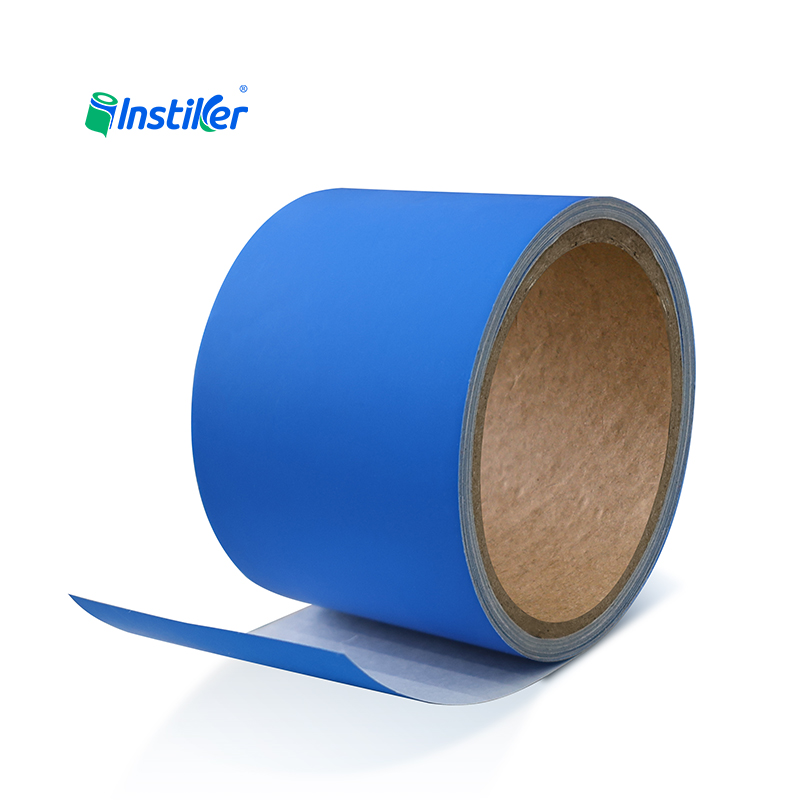 Matte Blue PET Non-Transferable Film – Weatherproof, Outdoor-Ready for Signage & Displays