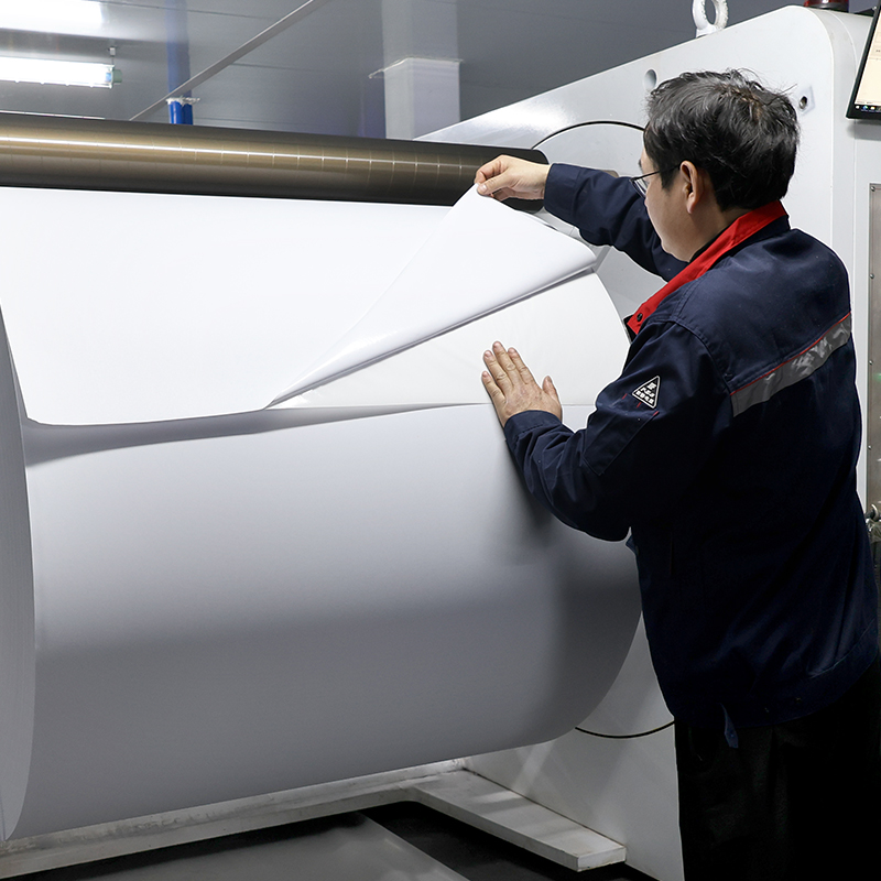Eco-Friendly WoodFree Adhesive Label Materia with Release Liner